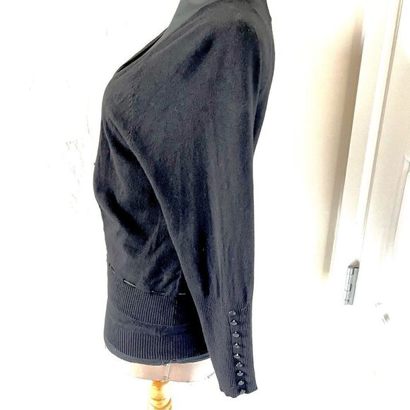 Torrid knit cardigan and camisole set black size 0. Buttons with satin trim VNT - Picture 6 of 16